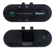 Kit handsfree auto Bluetooth 5.0 Multipoint, difuzor 3W, clema parasolar, butoane volum si raspuns apel