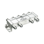Spliter TV 8 iesiri, frecventa 5-1000 MHz, carcasa metalica blindata, conectori F standard, montaj fix