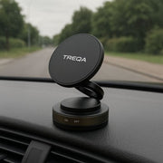 Suport auto magnetic cu vacuum pentru telefon, rotire 360 grade, montaj pe bord, compatibil telefoane 4-7 inch