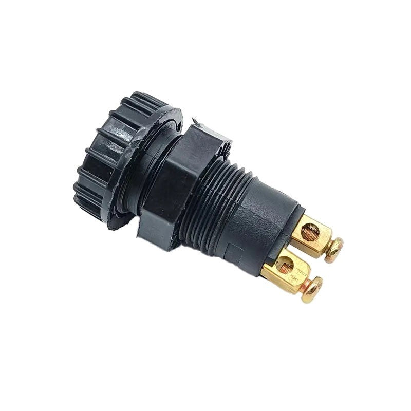 Soclu indicator E10 fara capac, borne aurite vizibile, montaj cu filet pentru panouri
