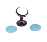 Suport magnetic auto pentru smartphone cu rotire 360 grade, baza adeziva, include 2 placi metalice
