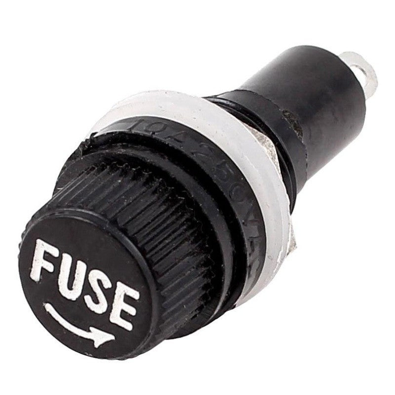 Suport siguranta de panou 10A 250V, capac cu inscriptie FUSE si sageata de deschidere