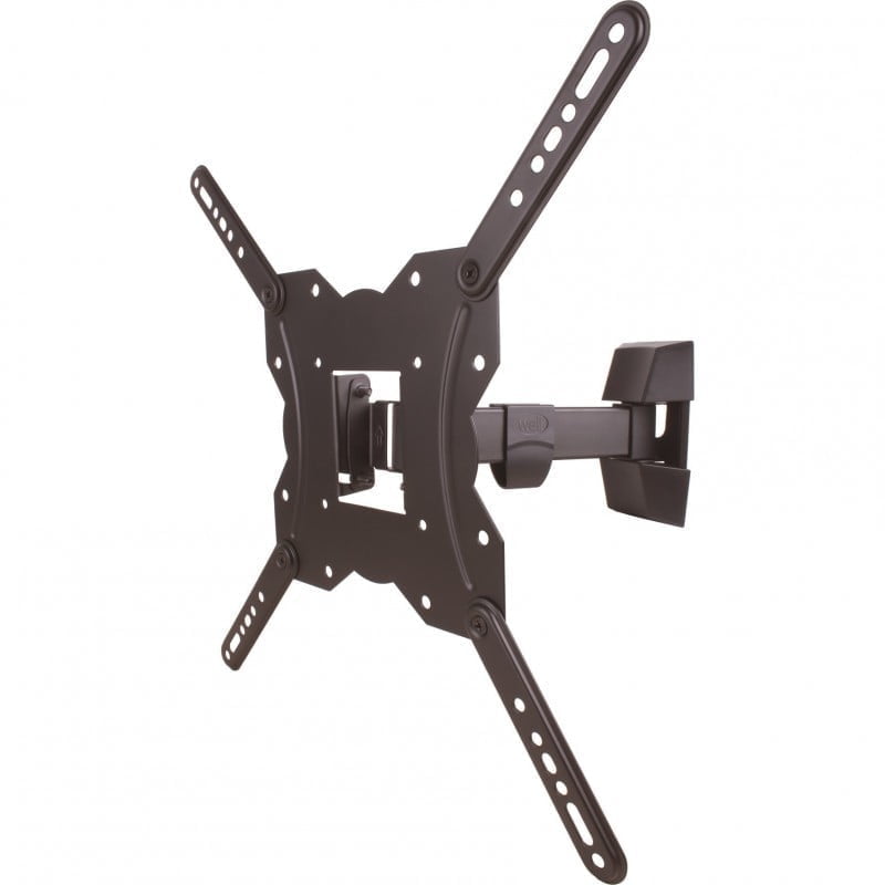 Suport TV de perete articulat cu brat mobil, compatibil ecrane 23-55 inch, VESA 100x100-200x200mm, sarcina maxima 20kg