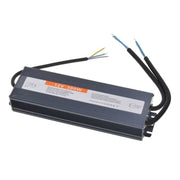 Sursa alimentare slim 300W 12V DC, protectie IP68, carcasa aluminiu cu cabluri pre-montate, pentru iluminat LED exterior