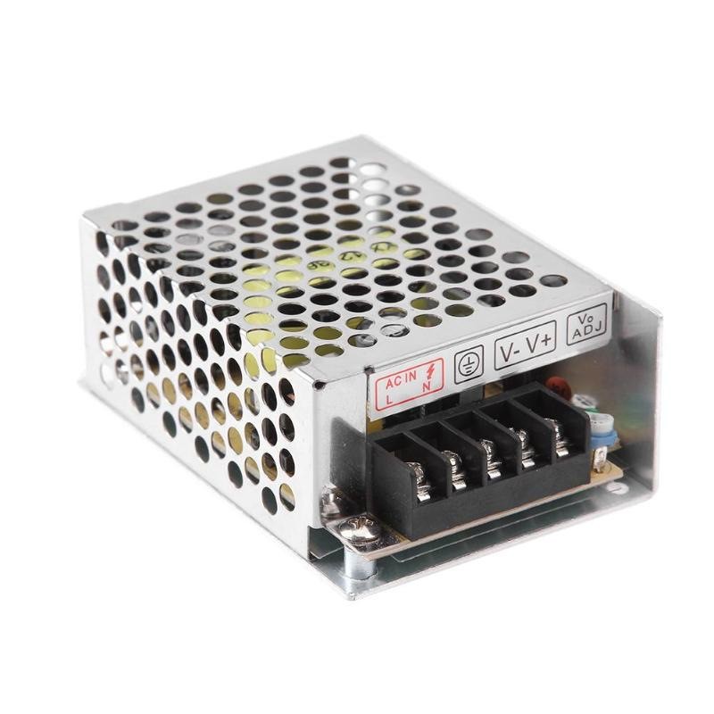 Sursa alimentare comutatie 220V-12V, 25W 2.1A, carcasa metalica perforata cu borne de conectare