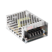 Sursa alimentare 25W 5V DC, carcasa metalica perforata cu borniera AC/DC, pentru benzi LED si camere supraveghere