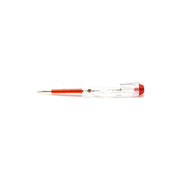 Surubelnita de control tensiune 220V-240V, lungime 140mm, corp transparent cu indicator luminos rosu