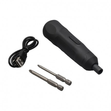 Surubelnita electrica mini cu acumulator 3.6V, insotita de 2 biti magnetici si cablu USB Type-C