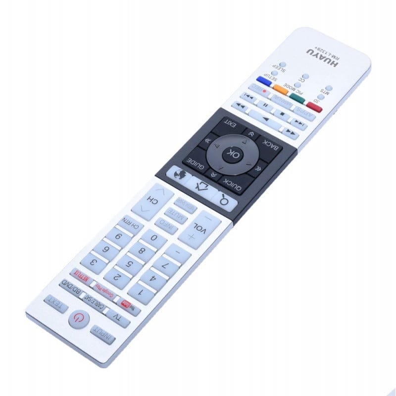 telecomanda universala LCD/LED cu butoane Netflix, YouTube, Google Play, compatibila TV Toshiba, raza 8m