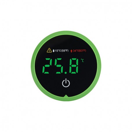Termometru digital acvariu, display LED clar cu alerte vizuale la 15°C si 34°C, senzor IP67