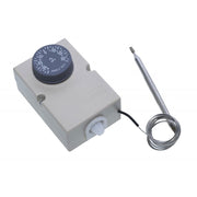 Termostat capilar reglabil -30+30°C cu sonda inox 800mm si buton gradat, pentru sisteme frigorifice 220V