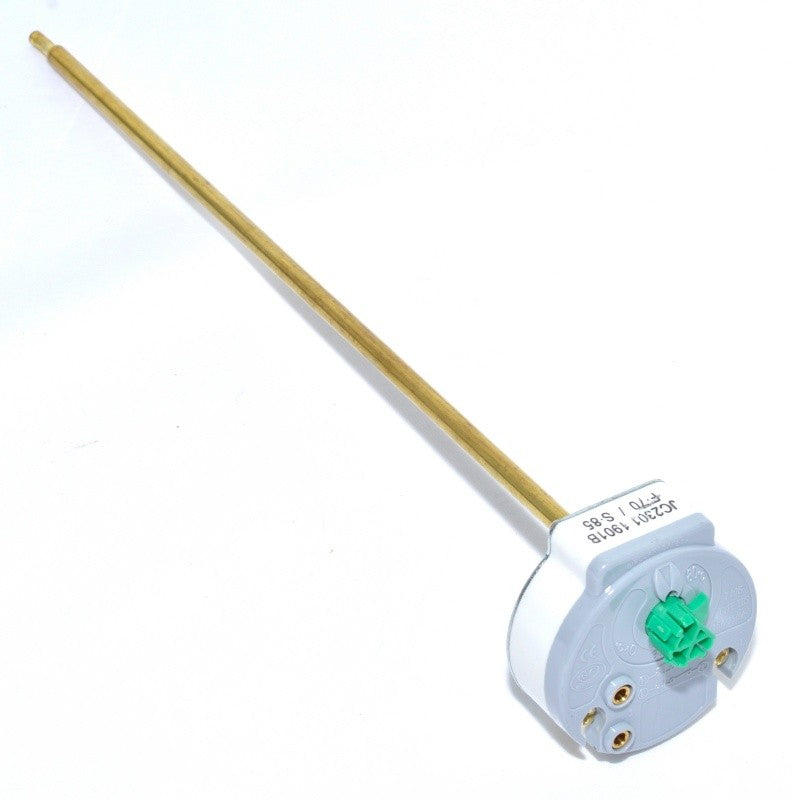 Termostat boiler cu tija lunga din alama, reglaj 10-80°C, protectie supraincalzire, tensiune 100-250V AC