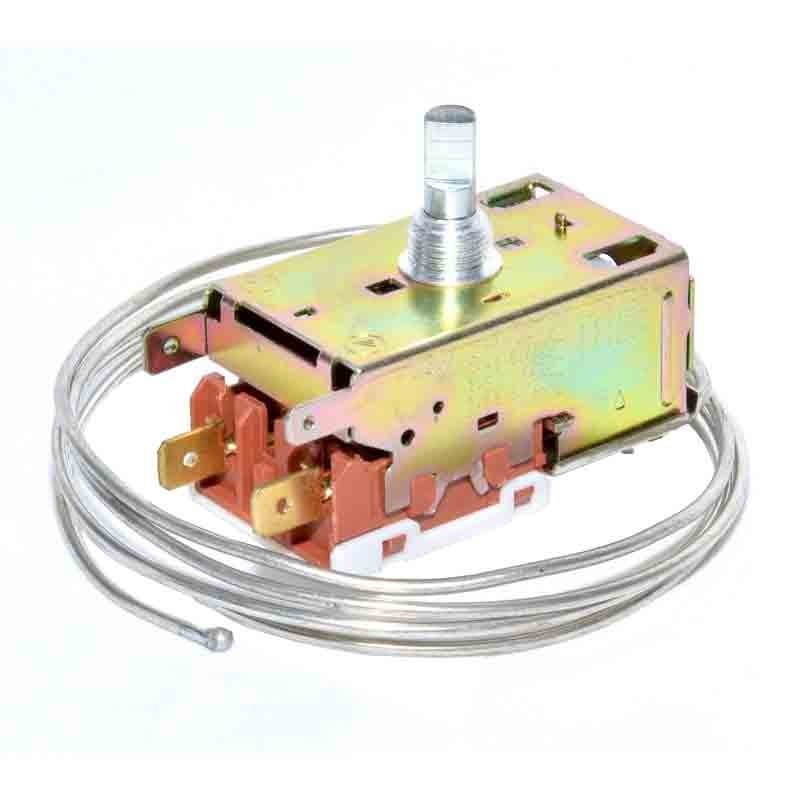 Termostat mecanic universal pentru frigider cu capilar de 1200mm si contacte electrice robuste