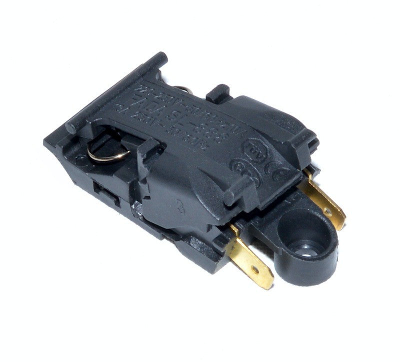 Termostat fierbator electric 220-250V cu contacte tip papuc tata din alama, vedere laterala