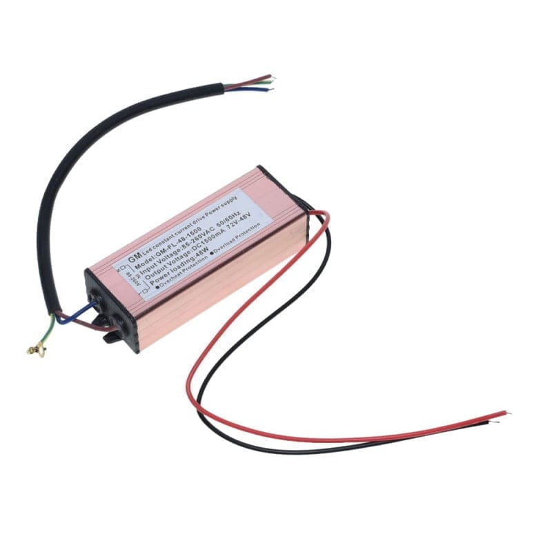 Driver LED 48W cu fire intrare si iesire pre-cablate, tensiune iesire 48-72V DC