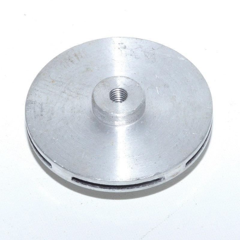Turbina de schimb pompa apa, vedere spate cu butuc filetat, aluminiu turnat rezistent