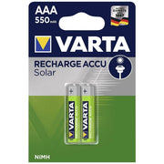Baterii reincarcabile AAA NiMH 550mAh pentru lampi solare de gradina, pachet 2 bucati