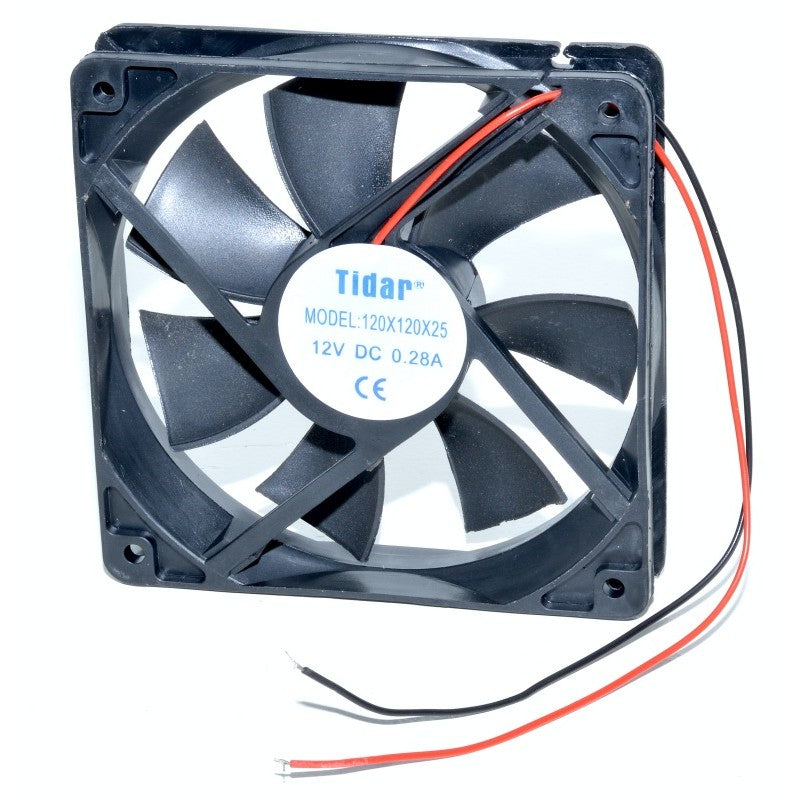 Ventilator axial 120x120x25 mm, 12V DC, 3.3W, cu 2 fire de conectare, pentru racire echipamente