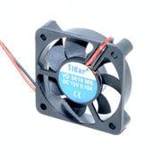Ventilator axial patrat 12V 1.2W, 50x50x10 mm, cooler compact cu doua fire de conectare