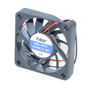 Ventilator axial patrat 12V DC, 60x60x10mm, consum 1.7W, cu 2 fire de conectare si 4 gauri de fixare