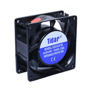 Ventilator axial 92x92x38 mm, 11W, 220V, carcasa metalica neagra, pentru racire echipamente industriale