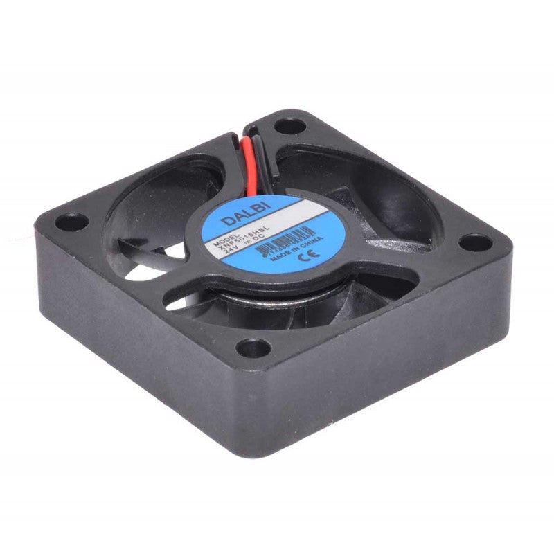 Ventilator axial 50x50x15mm, vedere laterala care evidentiaza grosimea redusa