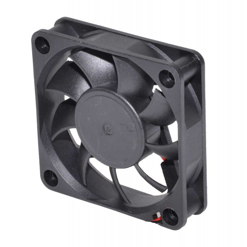 Ventilator axial 24V, vedere din spate cu motor central si orificii de montaj