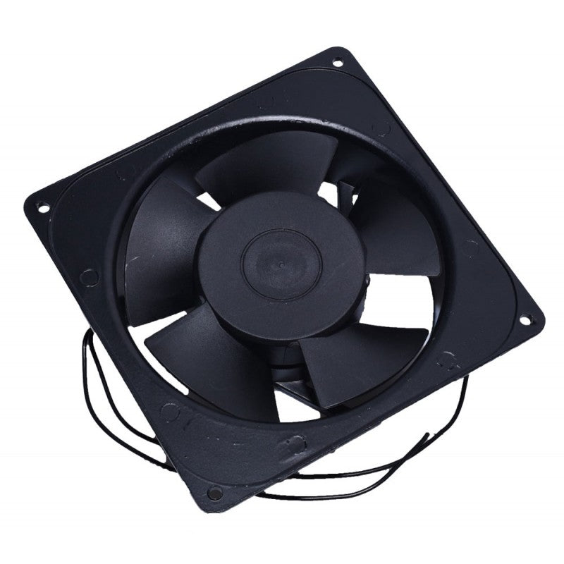 Ventilator patrat 172x172mm, vedere frontala de sus, 31W, cu fire de alimentare 220V